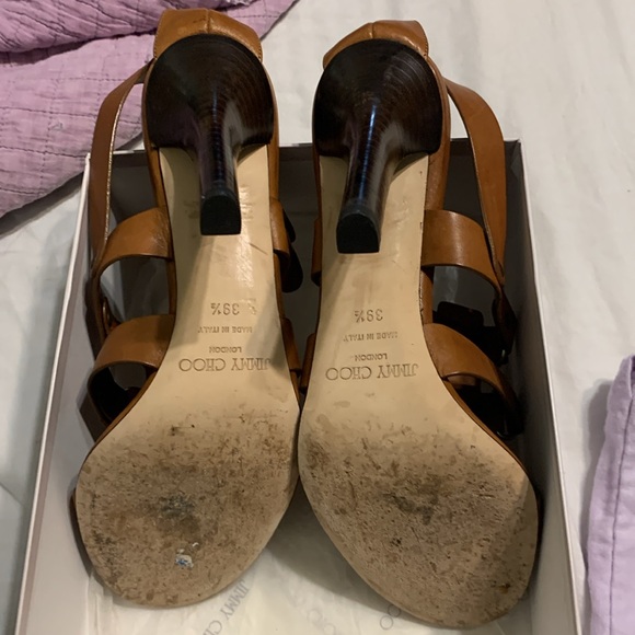 Jimmy Choi; tan; size 39 1/2 - Picture 4 of 5